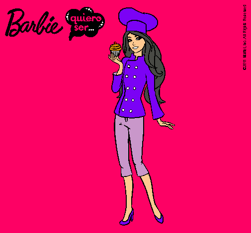 Dibujo Barbie de chef pintado por carmen20012306