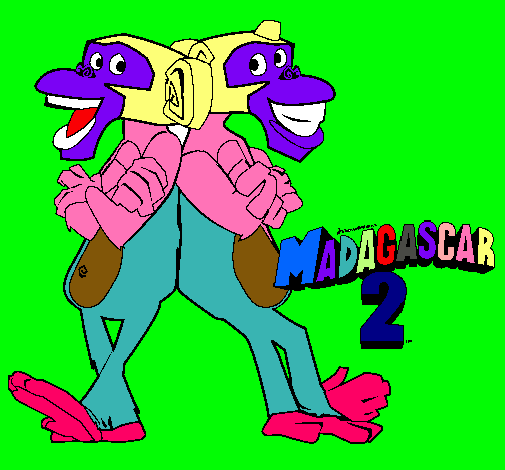 Madagascar 2 Manson y Phil 2