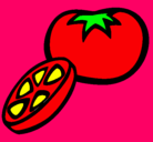 Dibujo Tomate pintado por mafer66