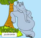 Dibujo Horton pintado por smma