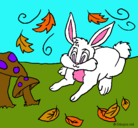 Dibujo Conejo pintado por alheli