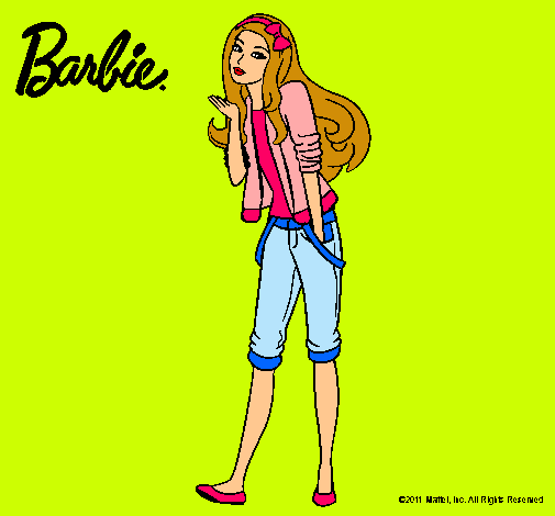 Barbie con look casual