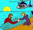 Dibujo Rescate ballena pintado por oooooooooooo