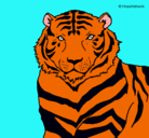 Dibujo Tigre pintado por Daany