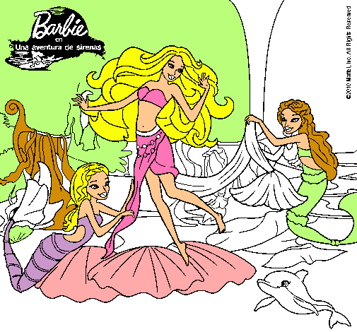 Barbie con sirenas