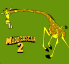 Dibujo Madagascar 2 Melman 2 pintado por ale444444444