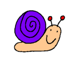 Dibujo Caracol 4 pintado por anyeli