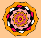 Dibujo Mandala 9 pintado por MiniKagamine