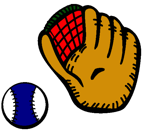 Guante y bola de béisbol