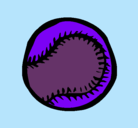 Dibujo Pelota de béisbol pintado por jjjvvjvjjhhh