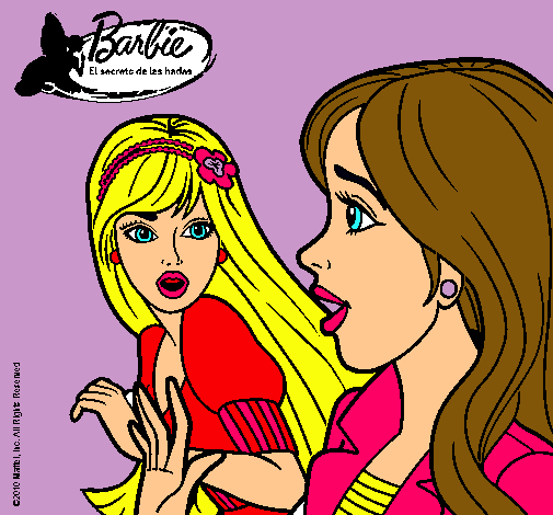 Dibujo Barbie sorprendida pintado por elsa-feroz