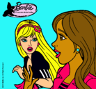 Dibujo Barbie sorprendida pintado por yessicamnd