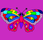 Dibujo Mariposa pintado por ficus