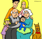 Dibujo Familia pintado por eukaryz
