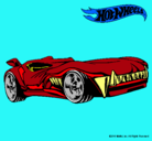 Dibujo Hot Wheels 3 pintado por 3l3na