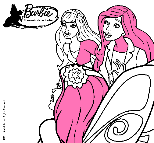 Barbie y sus amigas sorprendidas