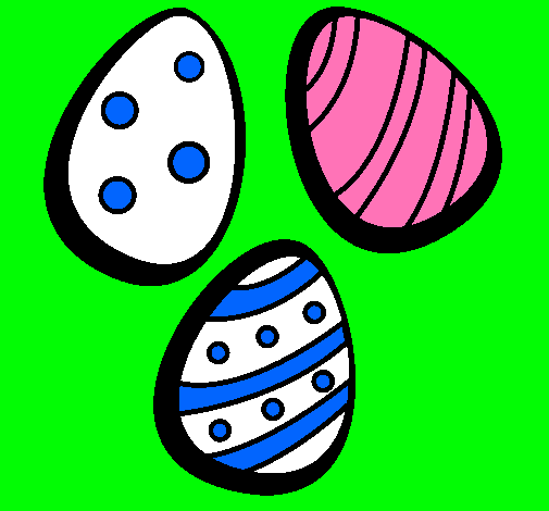 Dibujo Huevos de pascua IV pintado por alanmistiko