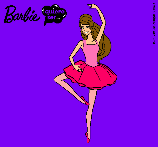 Dibujo Barbie bailarina de ballet pintado por carmen20012306
