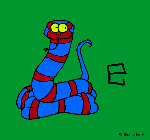 Dibujo Serpiente pintado por mimi1123