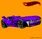 Dibujo Hot Wheels 3 pintado por enomino