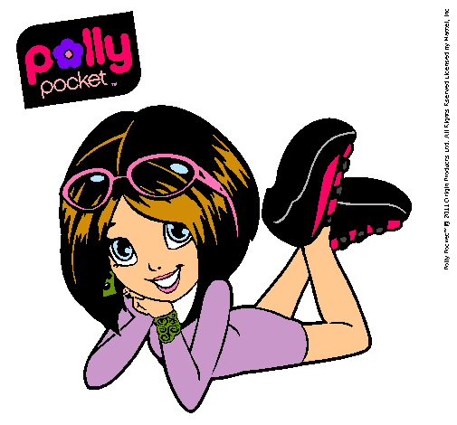 Dibujo Polly Pocket 13 pintado por lara2002