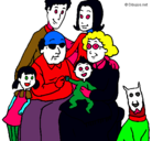 Dibujo Familia pintado por eedhhbzbbsad