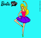 Dibujo Barbie bailarina de ballet pintado por mierd