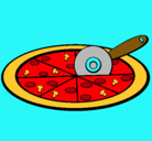 Dibujo Pizza pintado por esrefy