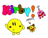 Dibujo Kirby 4 pintado por kathitha