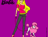 Dibujo Barbie con look moderno pintado por carmen20012306
