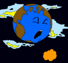 Dibujo Tierra enferma pintado por dorita32