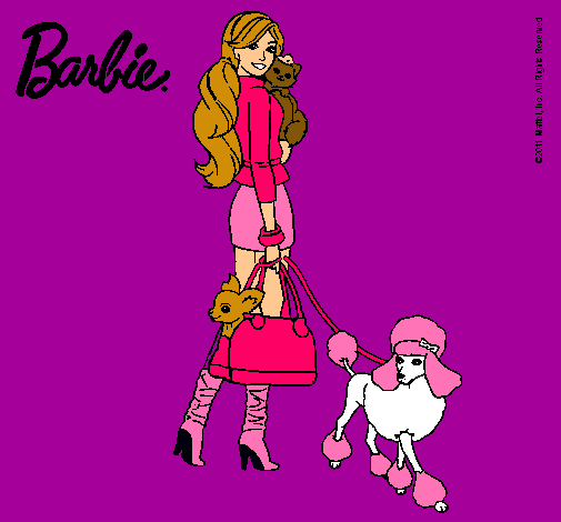 Dibujo Barbie elegante pintado por carmen20012306