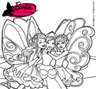 Dibujo Barbie y sus amigas en hadas pintado por laura5756856