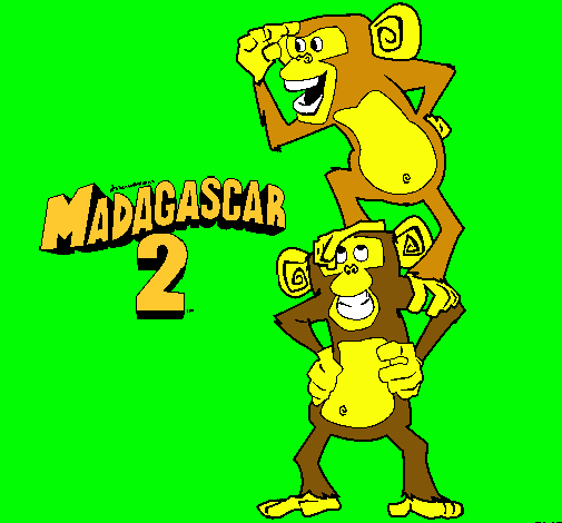 Madagascar 2 Manson y Phil