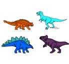 Dibujo Dinosaurios de tierra pintado por Zuzi  