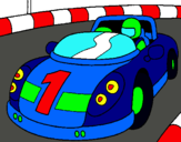 Dibujo Coche de carreras pintado por JONNYLOPEZ