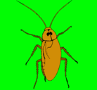 Dibujo Cucaracha grande pintado por birene