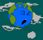 Dibujo Tierra enferma pintado por 521562376382