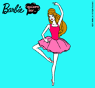 Dibujo Barbie bailarina de ballet pintado por which