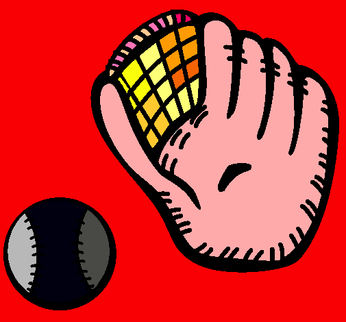 Guante y bola de béisbol