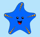 Dibujo Estrella de mar pintado por lexmary64