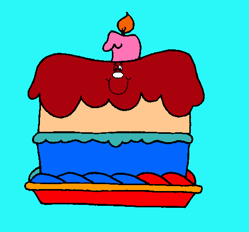 Pastel de cumpleaños