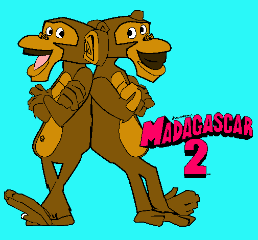 Madagascar 2 Manson y Phil 2