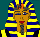 Dibujo Tutankamon pintado por gianluca2