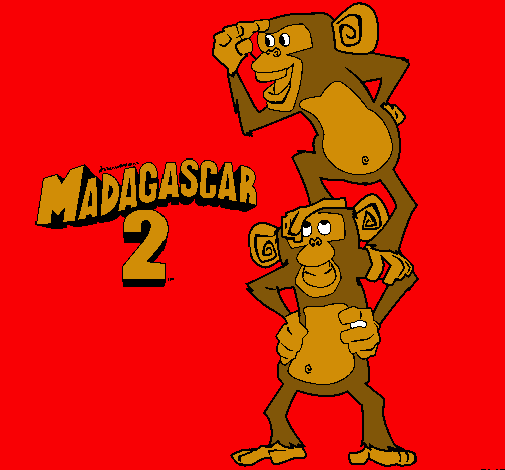 Madagascar 2 Manson y Phil