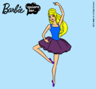 Dibujo Barbie bailarina de ballet pintado por baiji