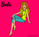 Dibujo Barbie moderna pintado por miko