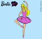 Dibujo Barbie bailarina de ballet pintado por raquel02