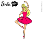 Dibujo Barbie bailarina de ballet pintado por casote