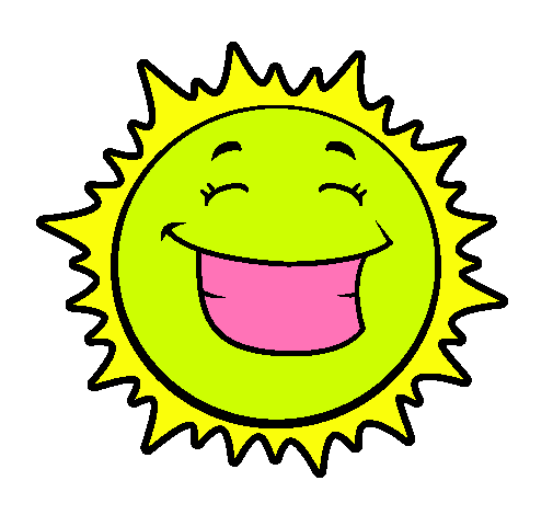 Dibujo Sol sonriendo pintado por belennn